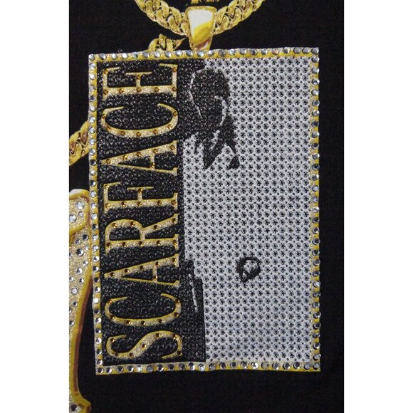 Scarface Gold Chain T-Shirt - Picture 4 of 10